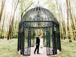 Outdoor Steel Structure Gazebo Garden Greenhouse For Wedding